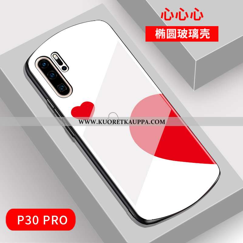 Kuori Huawei P30 Pro, Kuoret Huawei P30 Pro, Kotelo Huawei P30 Pro Lasi Tila Vihreä Puhelimen Peili