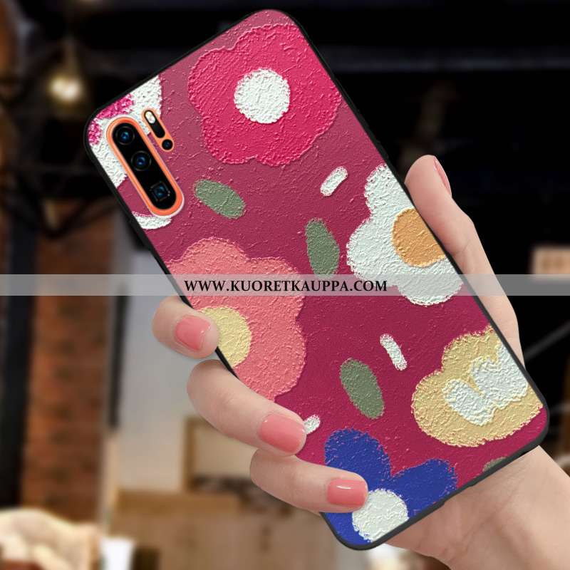 Kuori Huawei P30 Pro, Kuoret Huawei P30 Pro, Kotelo Huawei P30 Pro Luova Kohokuviointi Suojaus Perso