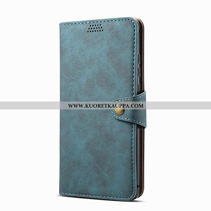 Kuori Huawei P30 Pro, Kuoret Huawei P30 Pro, Kotelo Huawei P30 Pro Salkku Nahkakuori Vihreä Puhelime