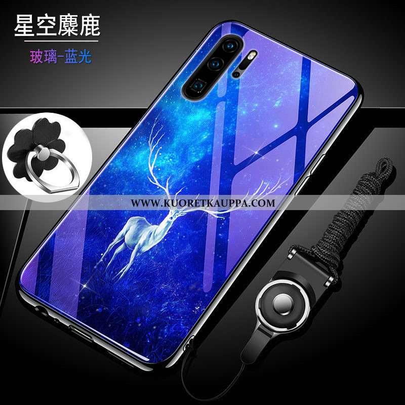 Kuori Huawei P30 Pro, Kuoret Huawei P30 Pro, Kotelo Huawei P30 Pro Silikoni Suojaus Violetti Kova Su