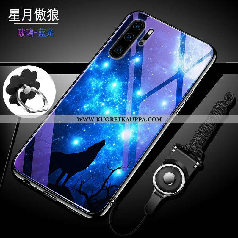 Kuori Huawei P30 Pro, Kuoret Huawei P30 Pro, Kotelo Huawei P30 Pro Silikoni Suojaus Violetti Kova Su