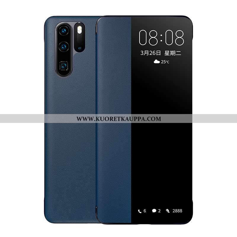 Kuori Huawei P30 Pro, Kuoret Huawei P30 Pro, Kotelo Huawei P30 Pro Suojaus Nahkakuori Aito Nahka Mur
