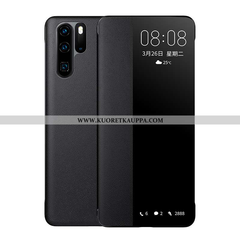 Kuori Huawei P30 Pro, Kuoret Huawei P30 Pro, Kotelo Huawei P30 Pro Suojaus Nahkakuori Aito Nahka Mur