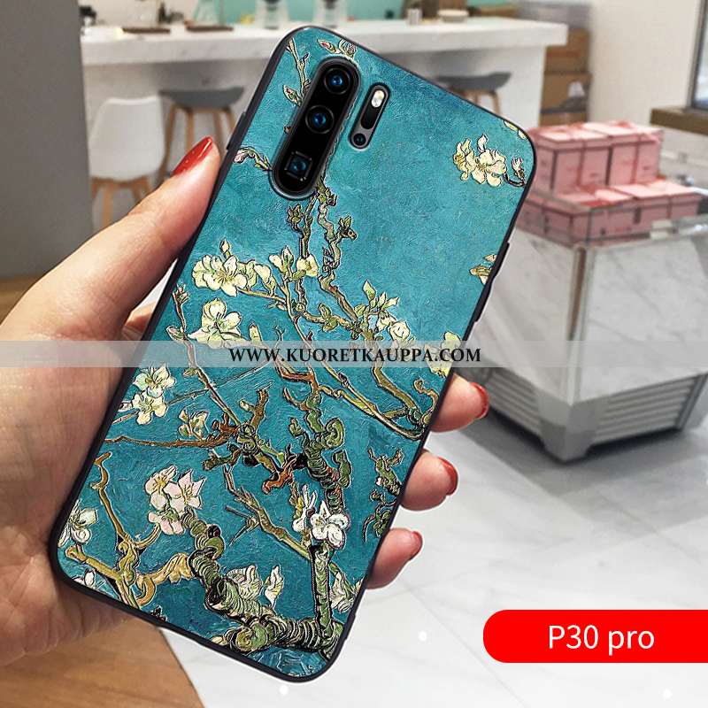 Kuori Huawei P30 Pro, Kuoret Huawei P30 Pro, Kotelo Huawei P30 Pro Suuntaus Pehmeä Neste Kohokuvioin