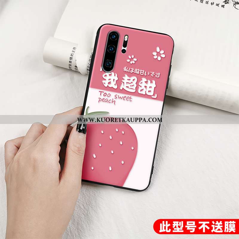 Kuori Huawei P30 Pro, Kuoret Huawei P30 Pro, Kotelo Huawei P30 Pro Suuntaus Pehmeä Neste Punainen Ih