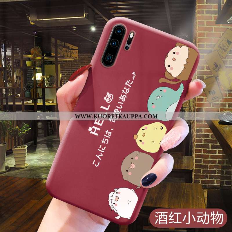 Kuori Huawei P30 Pro, Kuoret Huawei P30 Pro, Kotelo Huawei P30 Pro Suuntaus Pehmeä Neste Sininen