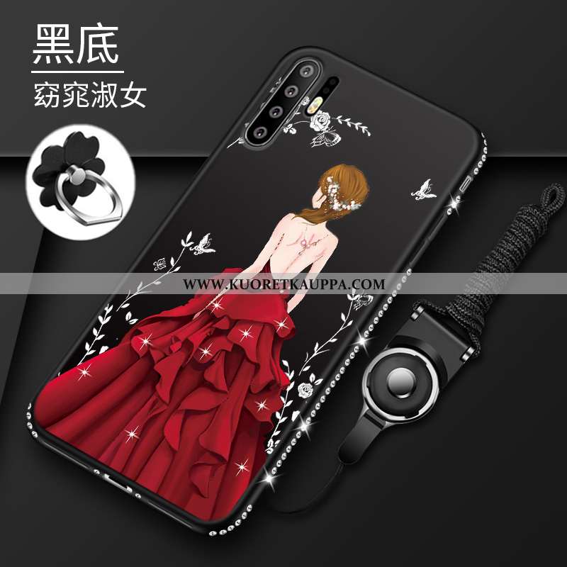 Kuori Huawei P30 Pro, Kuoret Huawei P30 Pro, Kotelo Huawei P30 Pro Ultra Pehmeä Neste Punainen Silik