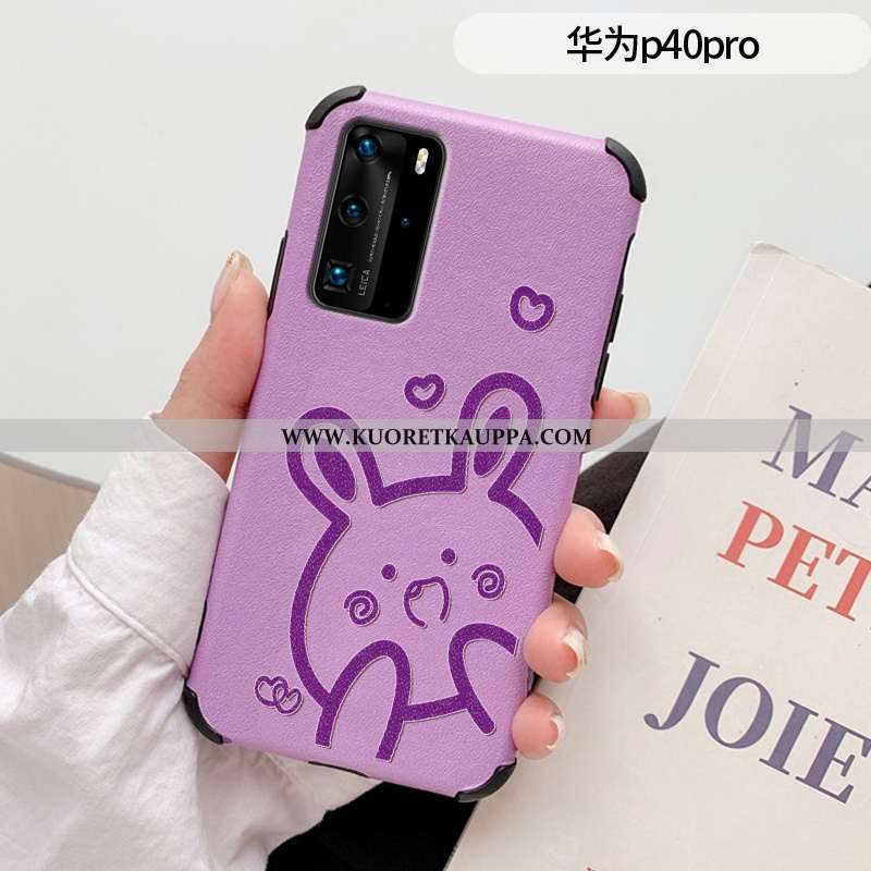 Kuori Huawei P40, Kuoret Huawei P40, Kotelo Huawei P40 Kukkakuvio Suuntaus Kohokuviointi Pehmeä Nest