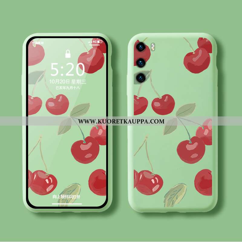 Kuori Huawei P40, Kuoret Huawei P40, Kotelo Huawei P40 Luova Suuntaus Punainen Yksinkertainen