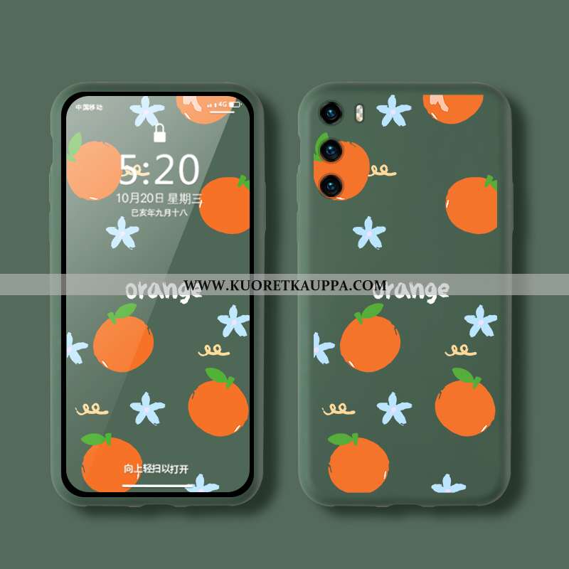 Kuori Huawei P40, Kuoret Huawei P40, Kotelo Huawei P40 Luova Suuntaus Punainen Yksinkertainen