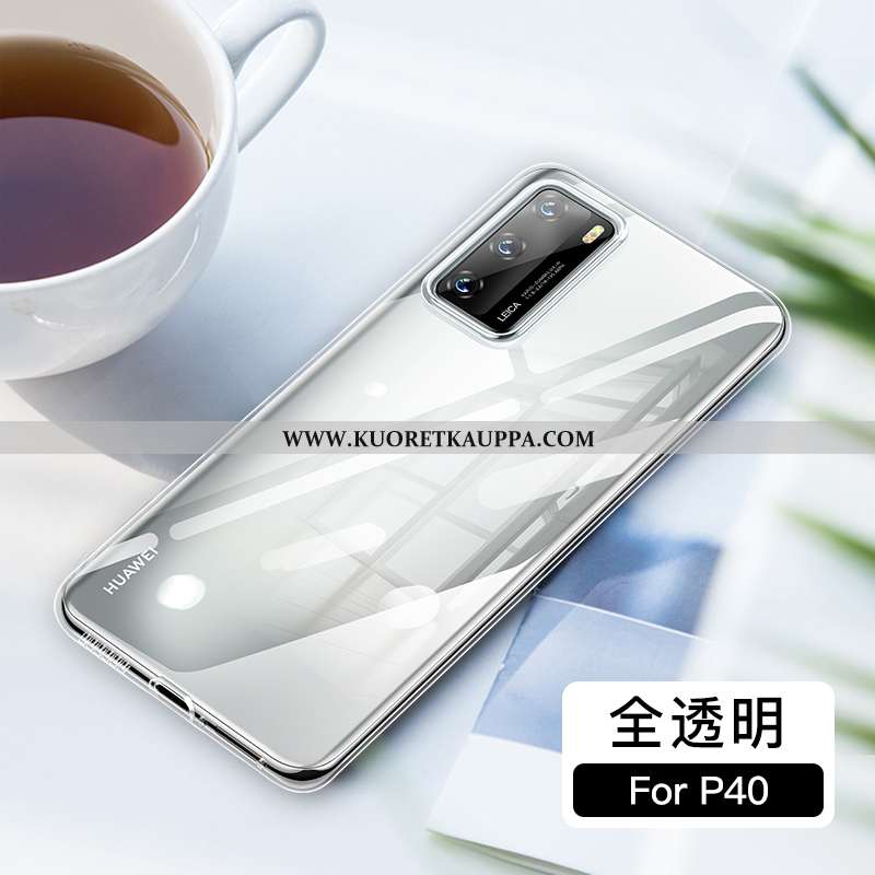 Kuori Huawei P40, Kuoret Huawei P40, Kotelo Huawei P40 Läpinäkyvä Luova All Inclusive Ultra Sininen
