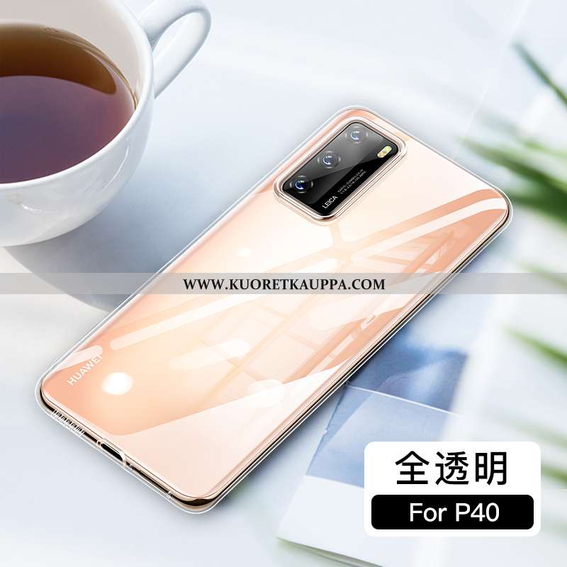 Kuori Huawei P40, Kuoret Huawei P40, Kotelo Huawei P40 Läpinäkyvä Luova All Inclusive Ultra Sininen