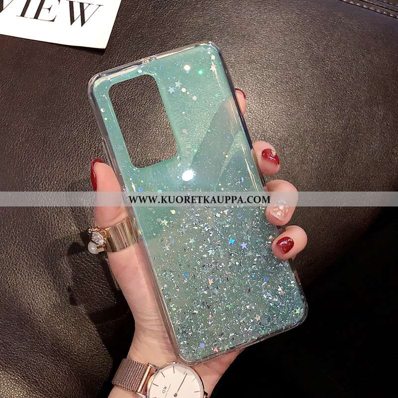 Kuori Huawei P40, Kuoret Huawei P40, Kotelo Huawei P40 Läpinäkyvä Silikoni Ylellisyys Net Red Jauhe 