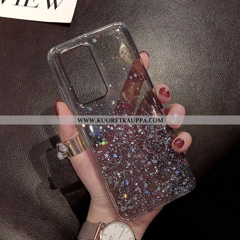 Kuori Huawei P40, Kuoret Huawei P40, Kotelo Huawei P40 Läpinäkyvä Silikoni Ylellisyys Net Red Jauhe 