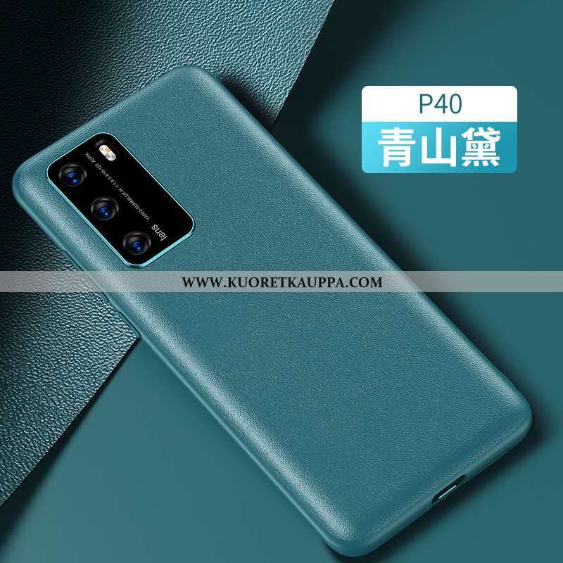 Kuori Huawei P40, Kuoret Huawei P40, Kotelo Huawei P40 Nahka Murtumaton Violetti Puhelimen