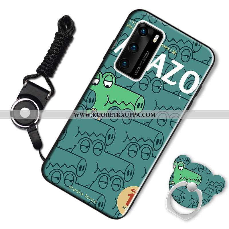 Kuori Huawei P40, Kuoret Huawei P40, Kotelo Huawei P40 Pehmeä Neste Pesty Suede Ihana Viininpunainen