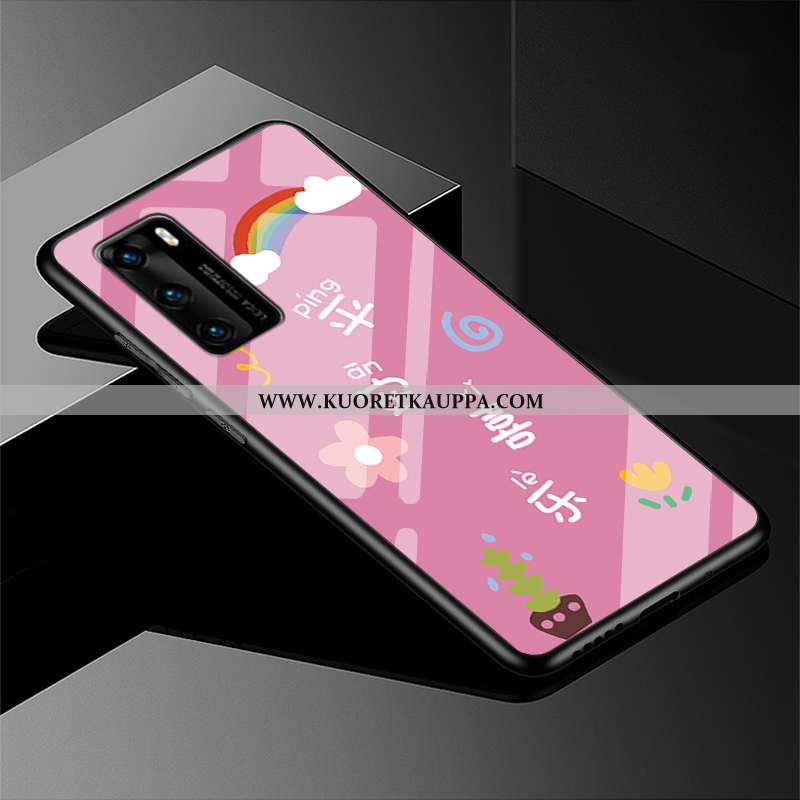 Kuori Huawei P40, Kuoret Huawei P40, Kotelo Huawei P40 Pehmeä Neste Silikoni All Inclusive Vihreä Yk