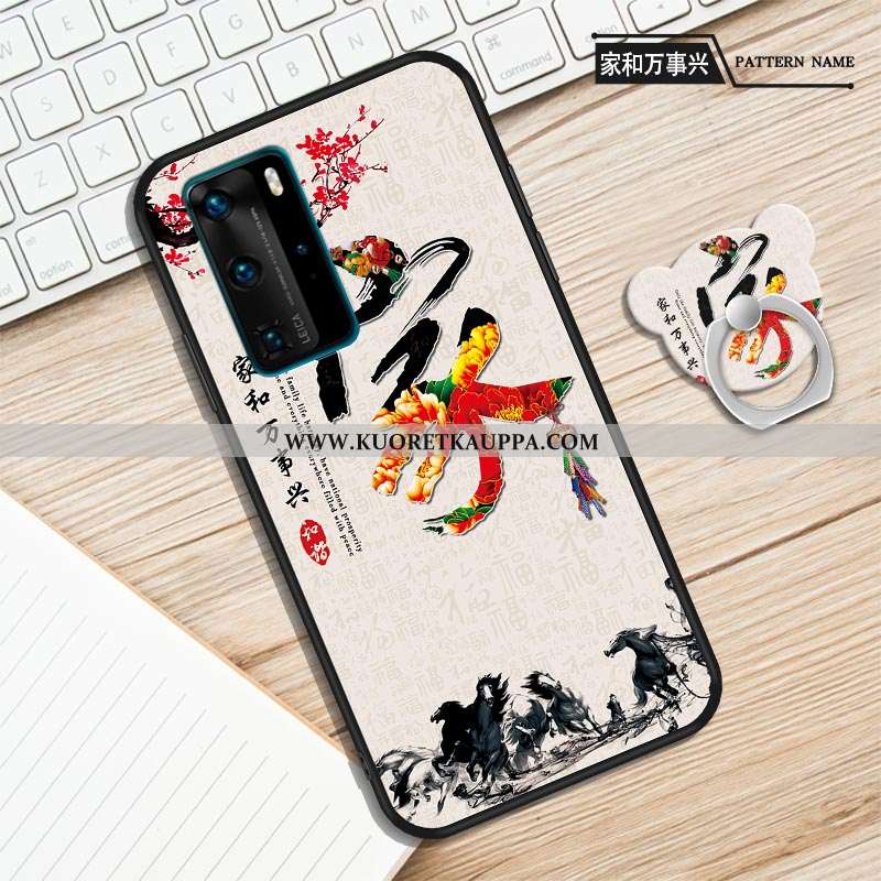 Kuori Huawei P40, Kuoret Huawei P40, Kotelo Huawei P40 Pehmeä Neste Suojaus All Inclusive Puhelimen 