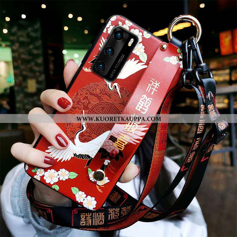 Kuori Huawei P40, Kuoret Huawei P40, Kotelo Huawei P40 Pehmeä Neste Suojaus Vihreä Puhelimen Armeija