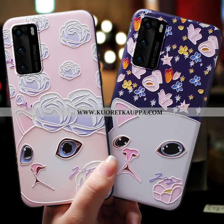 Kuori Huawei P40, Kuoret Huawei P40, Kotelo Huawei P40 Persoonallisuus Luova Net Red Jauhe Pesty Sue