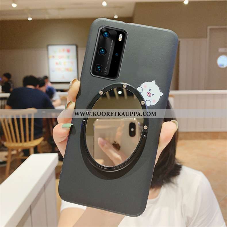 Kuori Huawei P40, Kuoret Huawei P40, Kotelo Huawei P40 Persoonallisuus Sarjakuva Murtumaton Vihreä