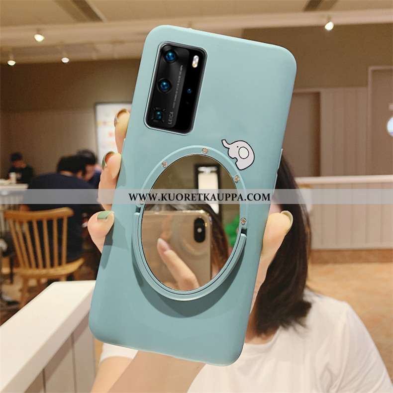 Kuori Huawei P40, Kuoret Huawei P40, Kotelo Huawei P40 Persoonallisuus Sarjakuva Murtumaton Vihreä