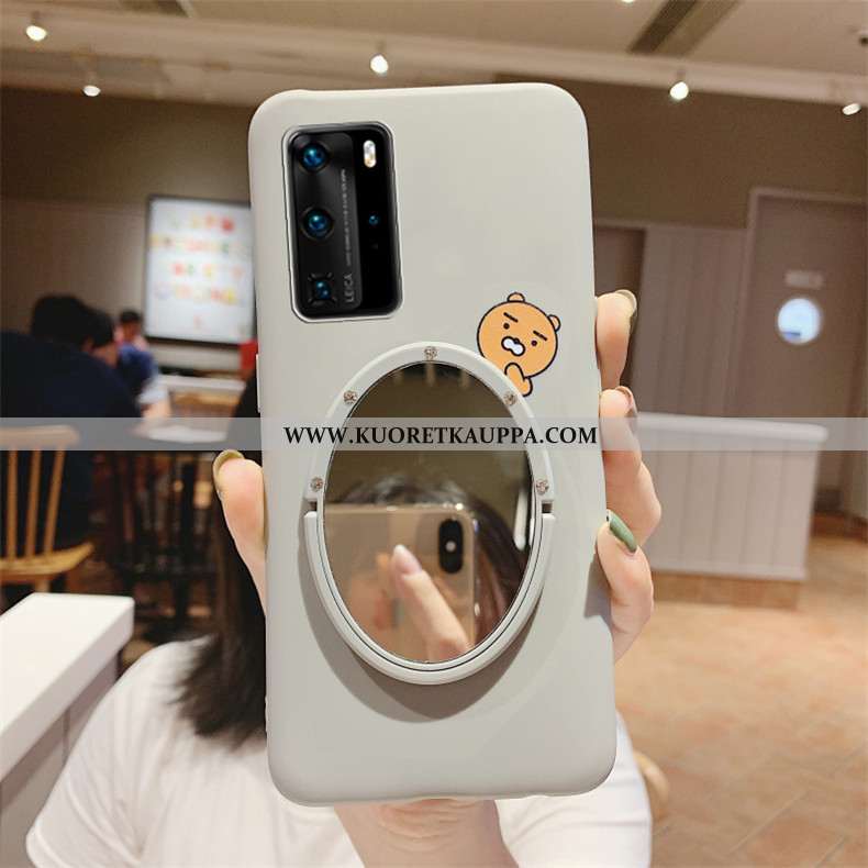 Kuori Huawei P40, Kuoret Huawei P40, Kotelo Huawei P40 Persoonallisuus Sarjakuva Murtumaton Vihreä