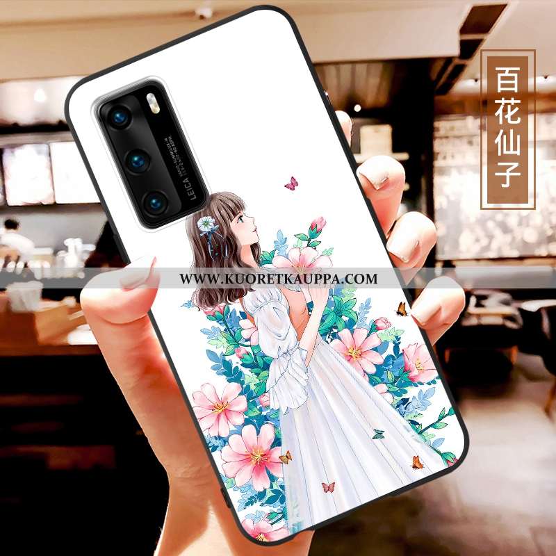Kuori Huawei P40, Kuoret Huawei P40, Kotelo Huawei P40 Pesty Suede Persoonallisuus Suuntaus Valo Ult
