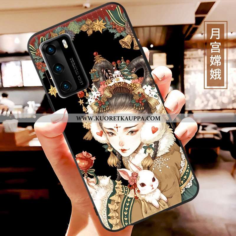 Kuori Huawei P40, Kuoret Huawei P40, Kotelo Huawei P40 Pesty Suede Persoonallisuus Suuntaus Valo Ult
