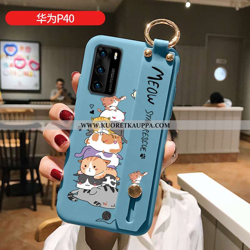 Kuori Huawei P40, Kuoret Huawei P40, Kotelo Huawei P40 Sarjakuva Suuntaus Puhelimen Murtumaton Silik