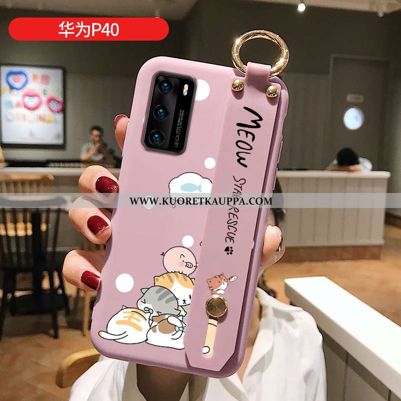 Kuori Huawei P40, Kuoret Huawei P40, Kotelo Huawei P40 Sarjakuva Suuntaus Puhelimen Murtumaton Silik