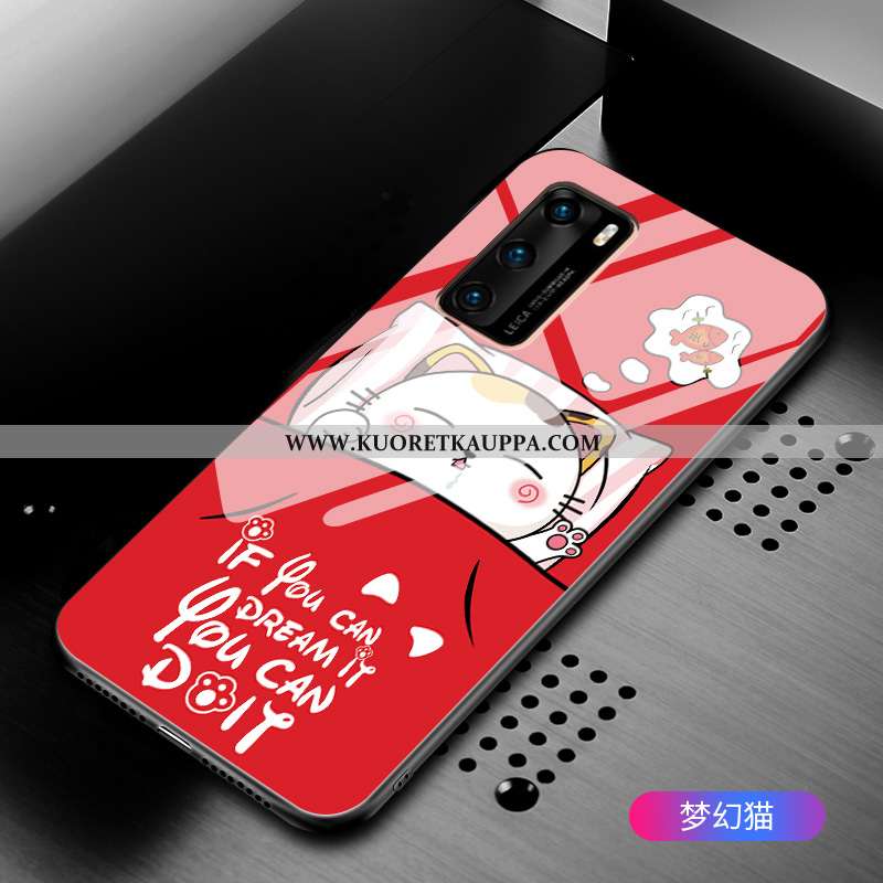 Kuori Huawei P40, Kuoret Huawei P40, Kotelo Huawei P40 Suojaus Lasi All Inclusive Persoonallisuus Mu