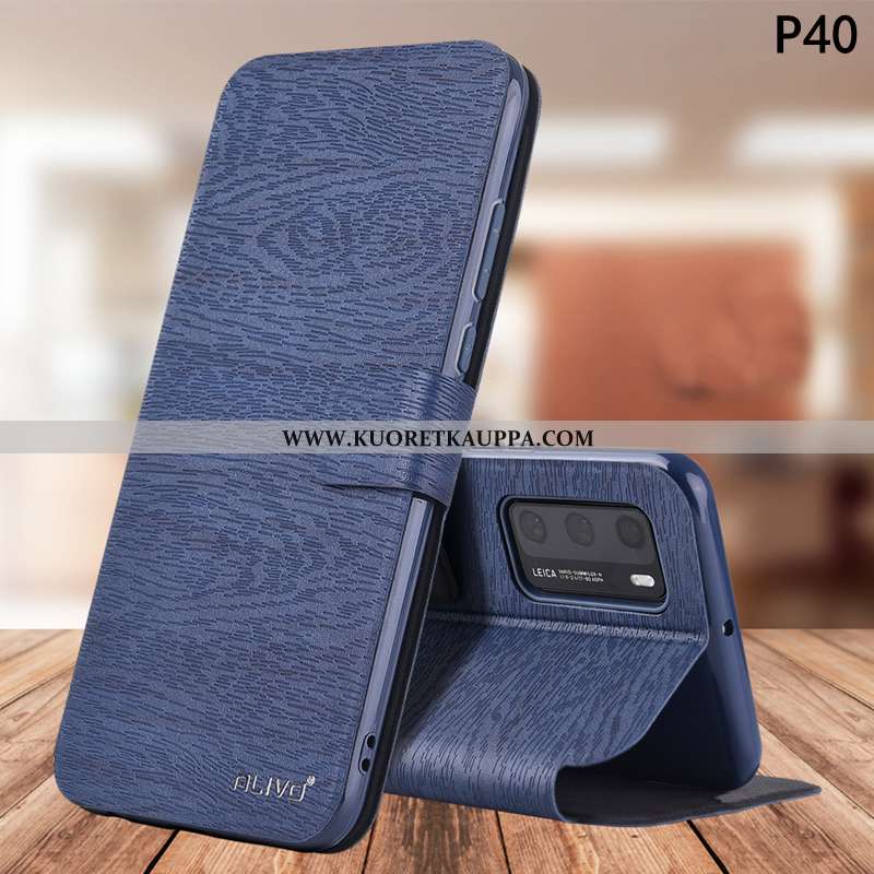 Kuori Huawei P40, Kuoret Huawei P40, Kotelo Huawei P40 Suojaus Nahkakuori Puhelimen Murtumaton Champ