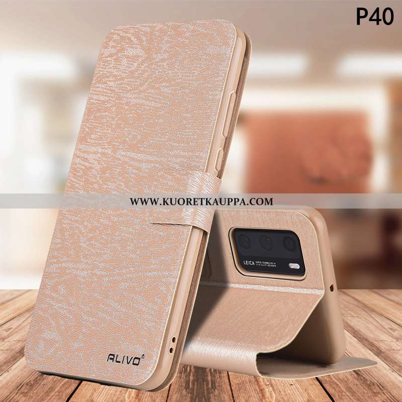 Kuori Huawei P40, Kuoret Huawei P40, Kotelo Huawei P40 Suojaus Nahkakuori Puhelimen Murtumaton Champ
