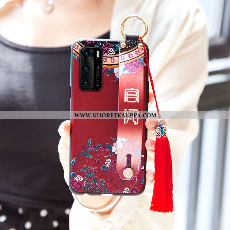 Kuori Huawei P40, Kuoret Huawei P40, Kotelo Huawei P40 Suojaus Pehmeä Neste Puhelimen Murtumaton Vio