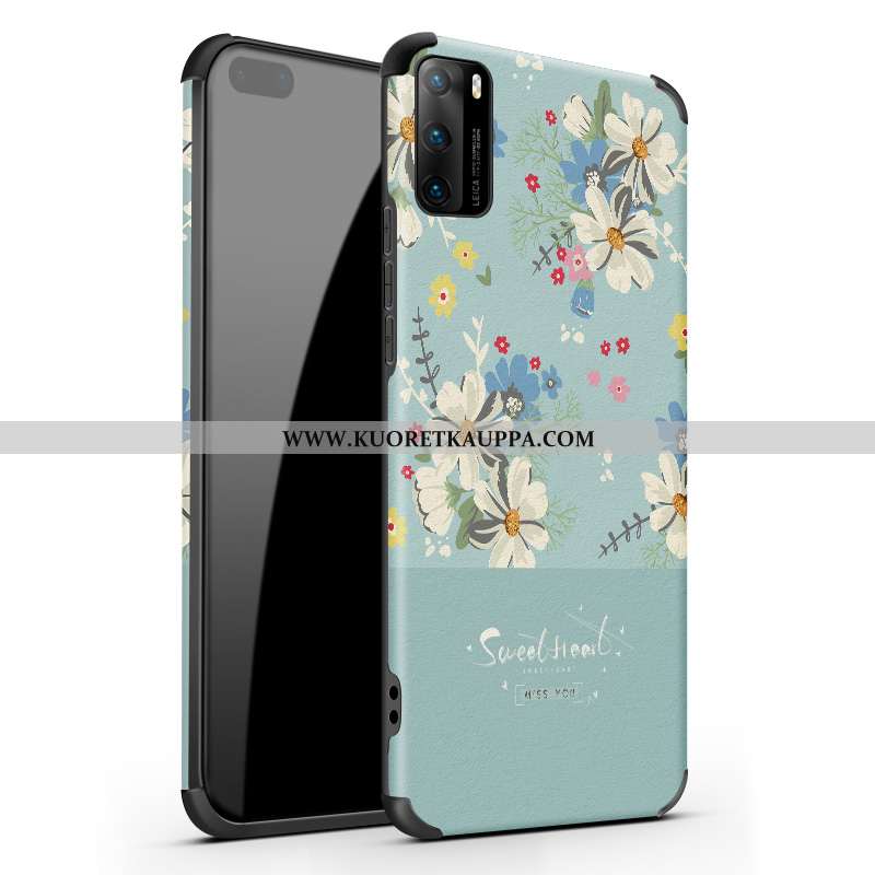 Kuori Huawei P40, Kuoret Huawei P40, Kotelo Huawei P40 Suojaus Pesty Suede Persoonallisuus Yksinkert