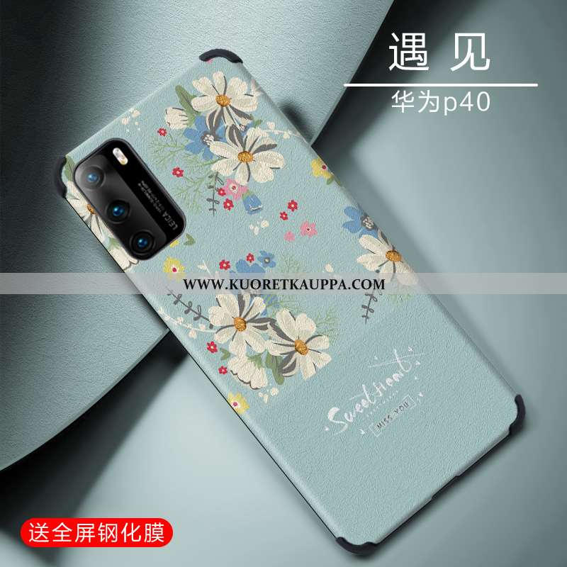 Kuori Huawei P40, Kuoret Huawei P40, Kotelo Huawei P40 Suojaus Pesty Suede Persoonallisuus Yksinkert