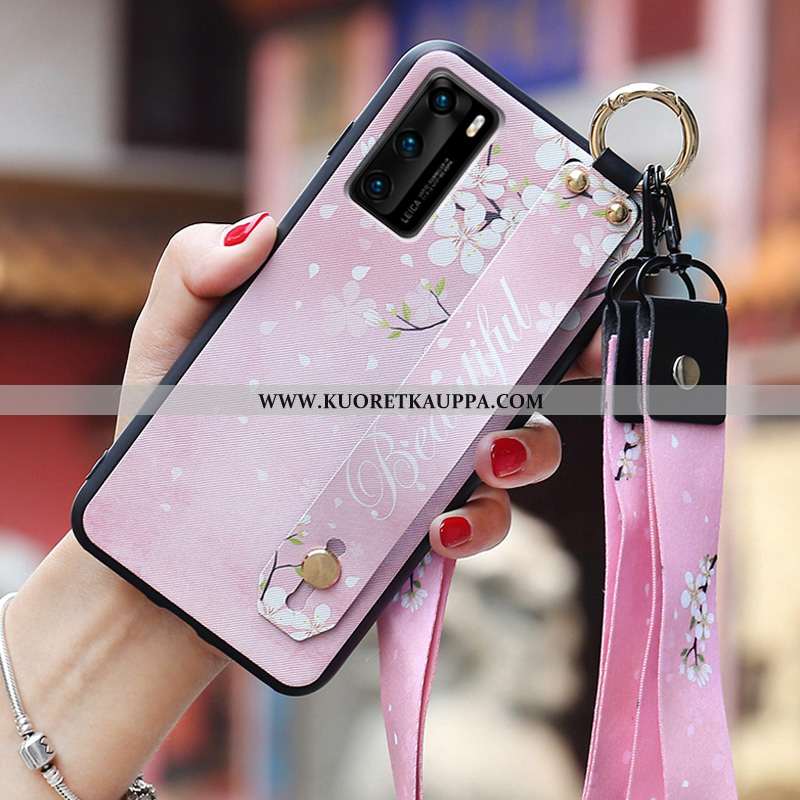 Kuori Huawei P40, Kuoret Huawei P40, Kotelo Huawei P40 Suuntaus Ultra Puhelimen Silikoni Sininen