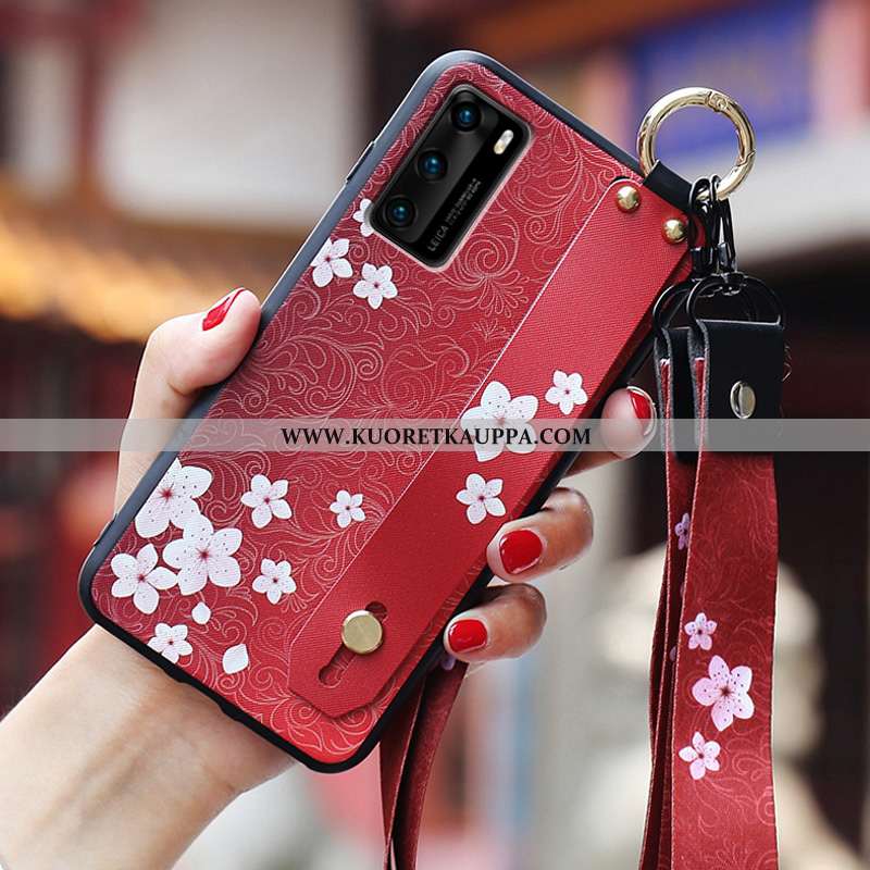 Kuori Huawei P40, Kuoret Huawei P40, Kotelo Huawei P40 Suuntaus Ultra Puhelimen Silikoni Sininen