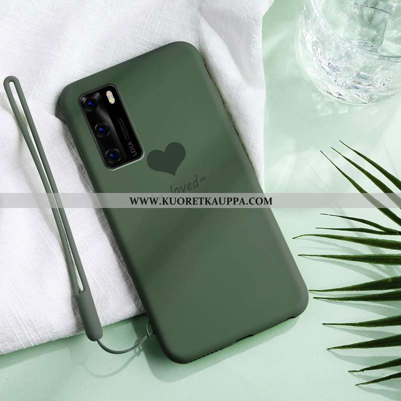 Kuori Huawei P40, Kuoret Huawei P40, Kotelo Huawei P40 Ultra Pehmeä Neste Rakastunut Puhelimen Pinkk