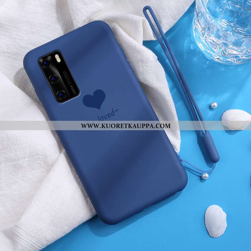 Kuori Huawei P40, Kuoret Huawei P40, Kotelo Huawei P40 Ultra Pehmeä Neste Rakastunut Puhelimen Pinkk