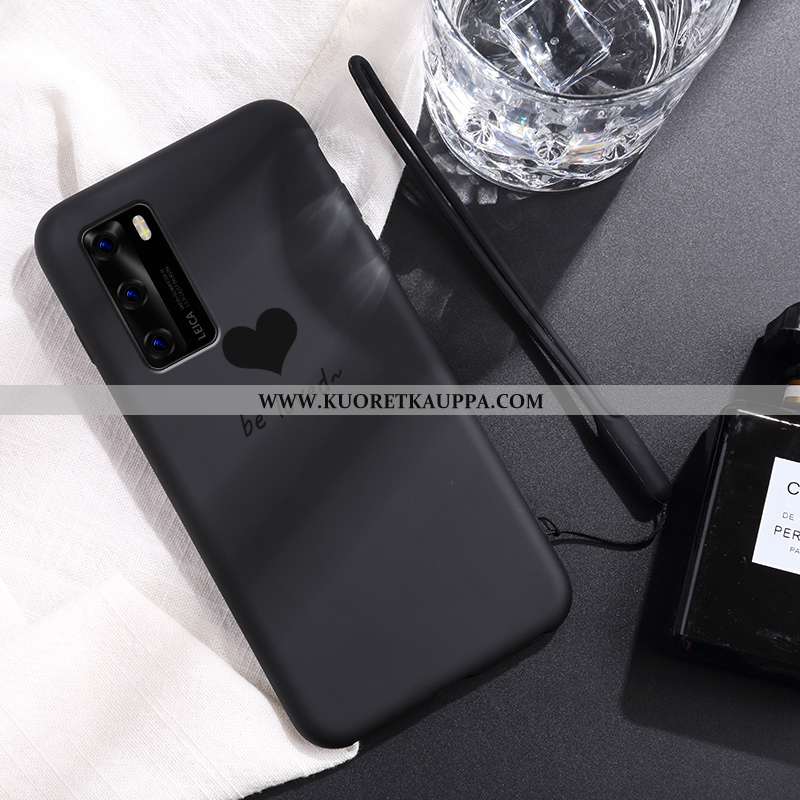 Kuori Huawei P40, Kuoret Huawei P40, Kotelo Huawei P40 Ultra Pehmeä Neste Rakastunut Puhelimen Pinkk