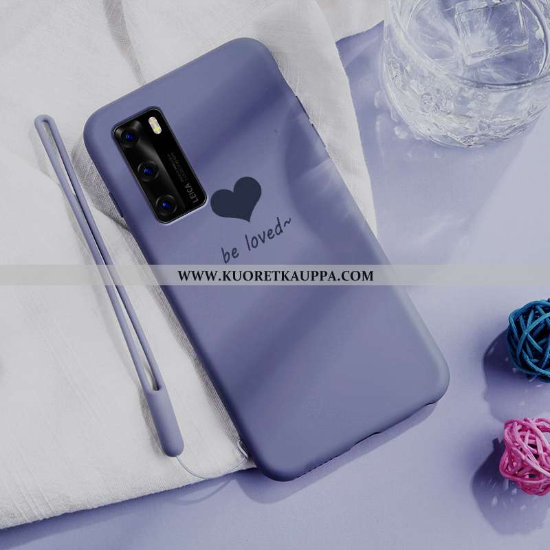 Kuori Huawei P40, Kuoret Huawei P40, Kotelo Huawei P40 Ultra Pehmeä Neste Rakastunut Puhelimen Pinkk