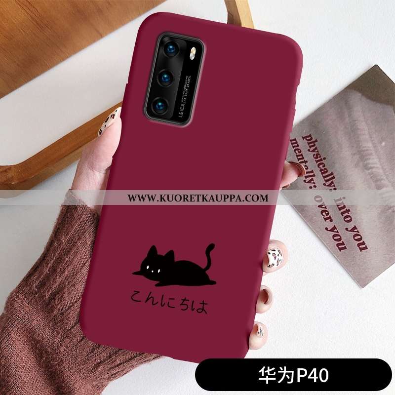Kuori Huawei P40, Kuoret Huawei P40, Kotelo Huawei P40 Ultra Pehmeä Neste Yksinkertainen Murtumaton 