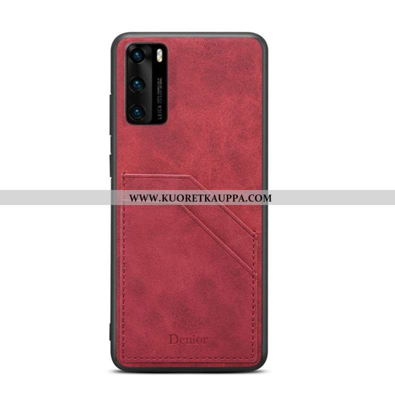 Kuori Huawei P40, Kuoret Huawei P40, Kotelo Huawei P40 Valo Suojaus Pehmeä Neste Kortti Suuntaus Sin