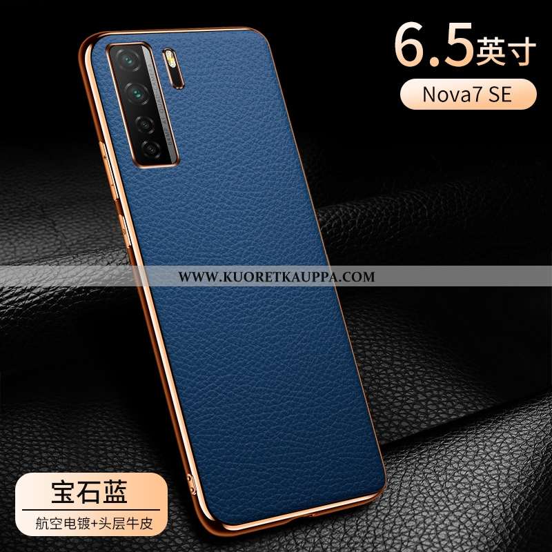 Kuori Huawei P40 Lite 5g, Kuoret Huawei P40 Lite 5g, Kotelo Huawei P40 Lite 5g Aito Nahka Nahka Valo