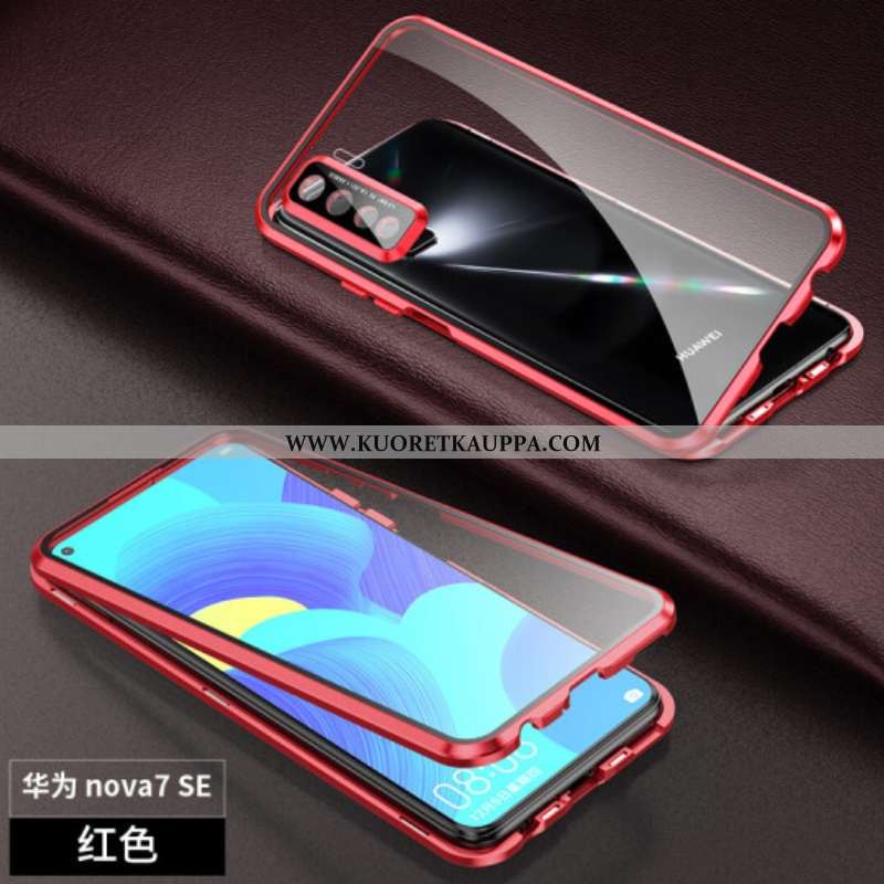 Kuori Huawei P40 Lite 5g, Kuoret Huawei P40 Lite 5g, Kotelo Huawei P40 Lite 5g Lasi Suojaus Violetti