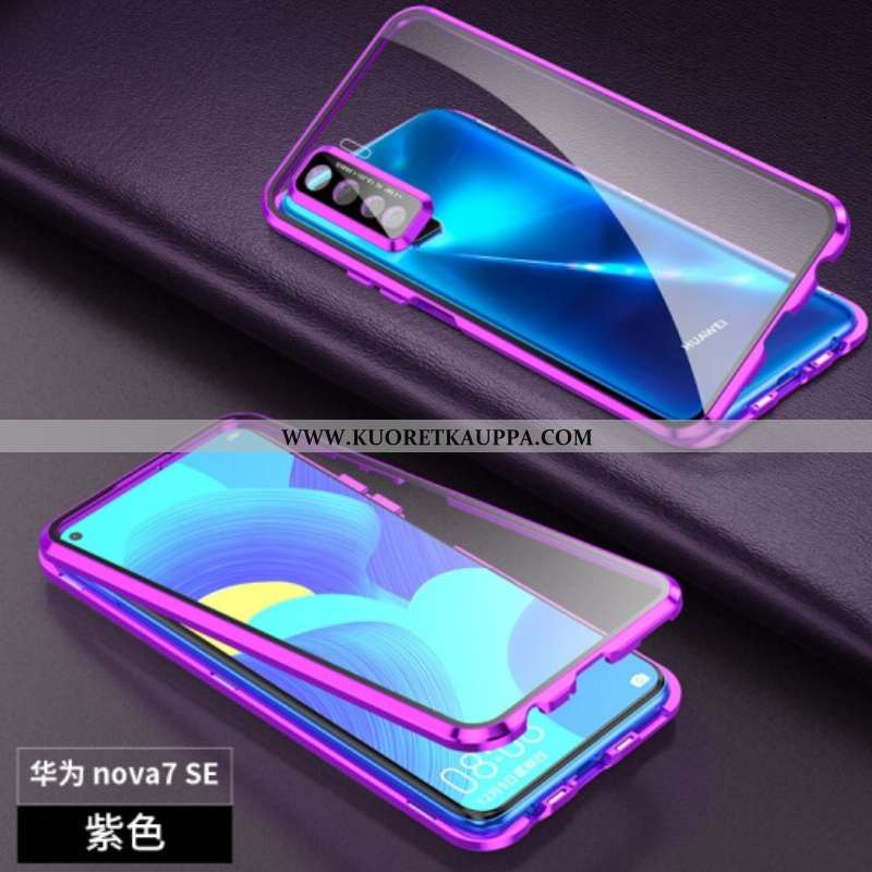 Kuori Huawei P40 Lite 5g, Kuoret Huawei P40 Lite 5g, Kotelo Huawei P40 Lite 5g Lasi Suojaus Violetti