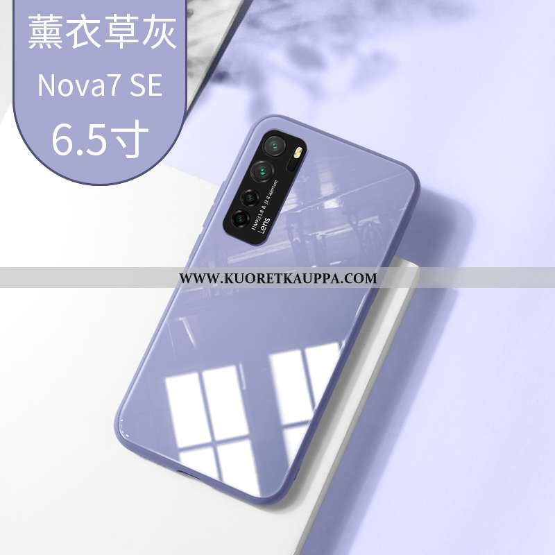 Kuori Huawei P40 Lite 5g, Kuoret Huawei P40 Lite 5g, Kotelo Huawei P40 Lite 5g Lasi Suuntaus Harmaa 