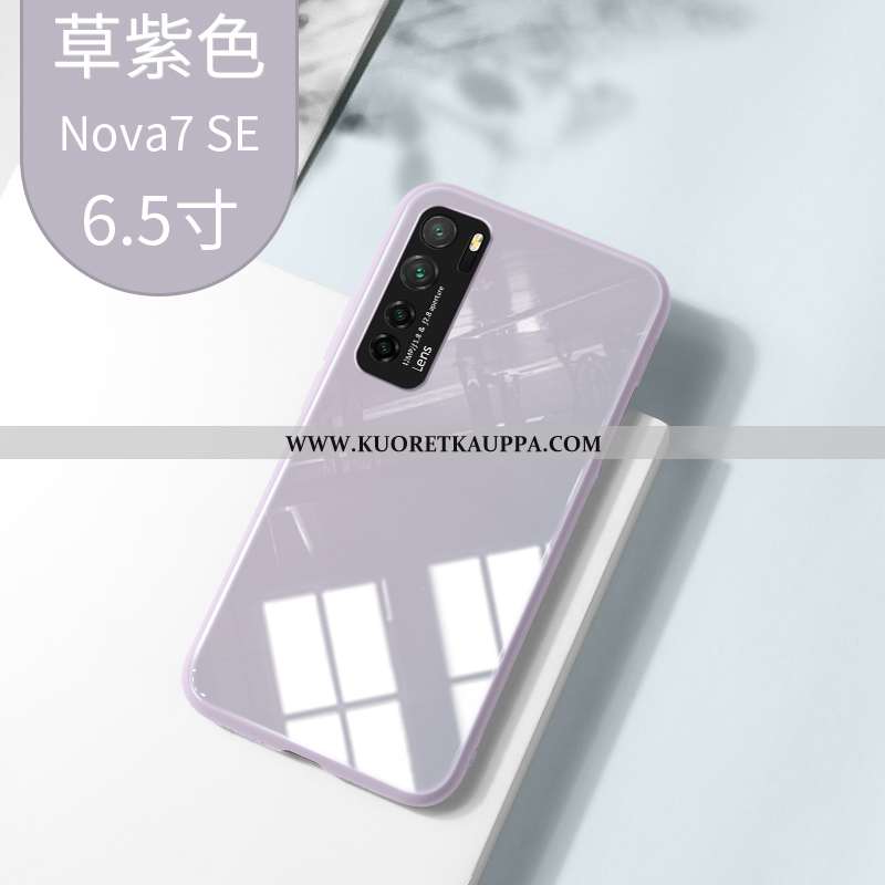 Kuori Huawei P40 Lite 5g, Kuoret Huawei P40 Lite 5g, Kotelo Huawei P40 Lite 5g Lasi Suuntaus Harmaa 